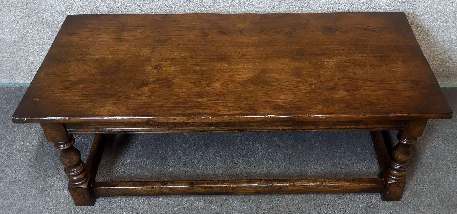 Large Solid Oak Rectangular Coffee Table