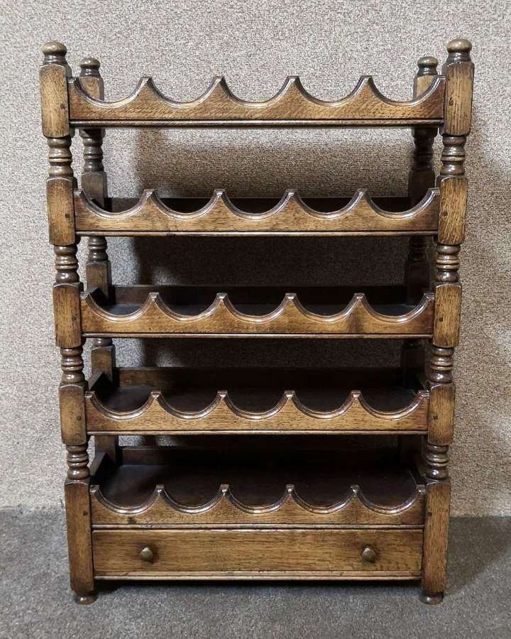 Oak Wine Storage Rack - Titchmarsh Goodwin