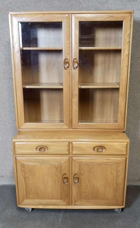 Ercol Windsor Display Cabinet / Sideboard / Dresser
