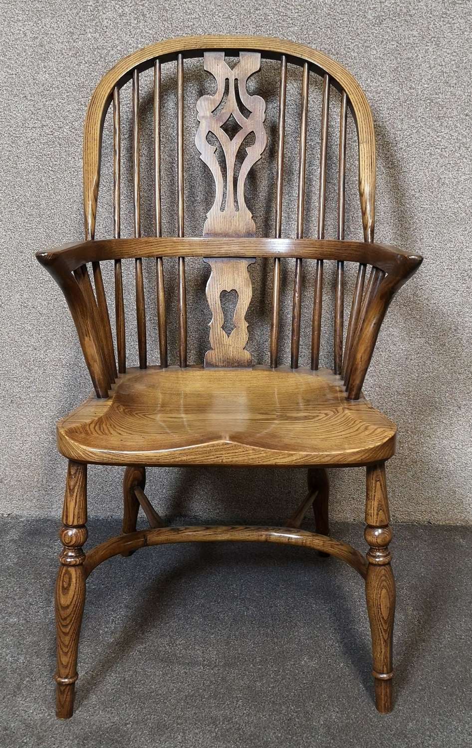 Oak High Back Windsor Chair