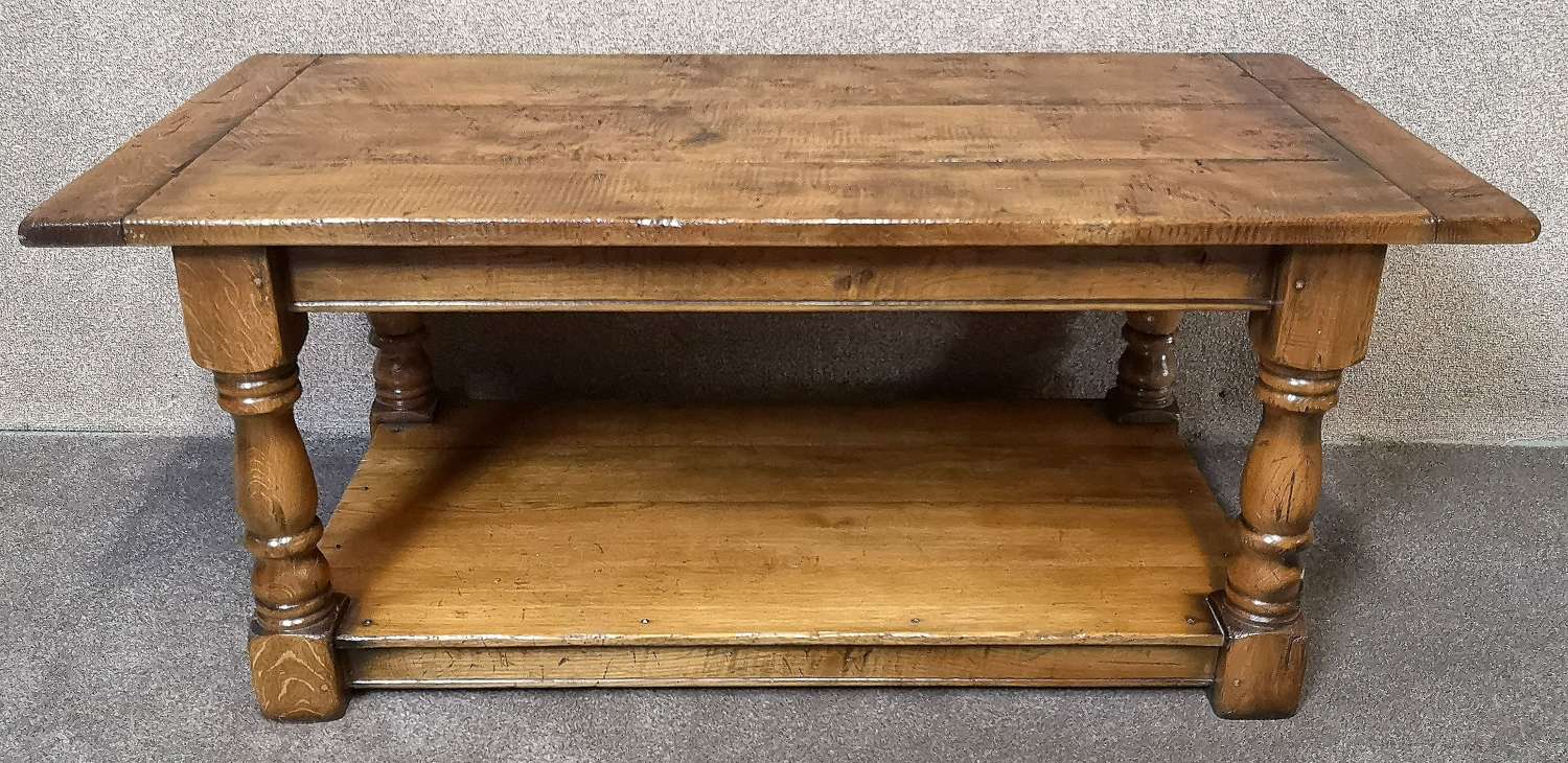 Rustic Country Oak Coffee Table