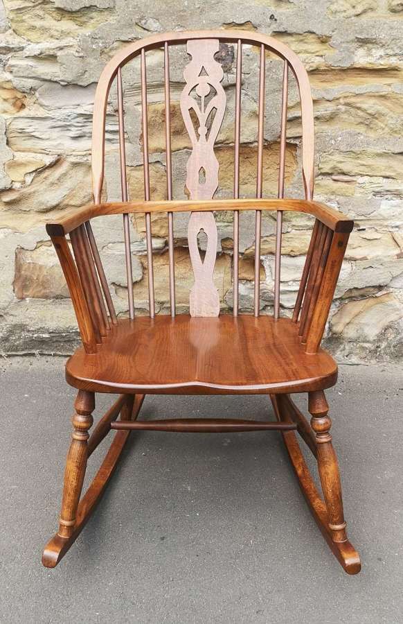 Beech Windsor Rocking Chair