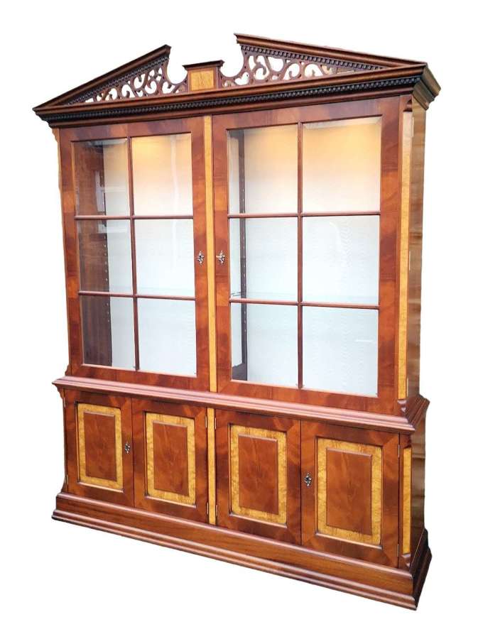 Charles Barr Mahogany Display Cabinet / Bookcase