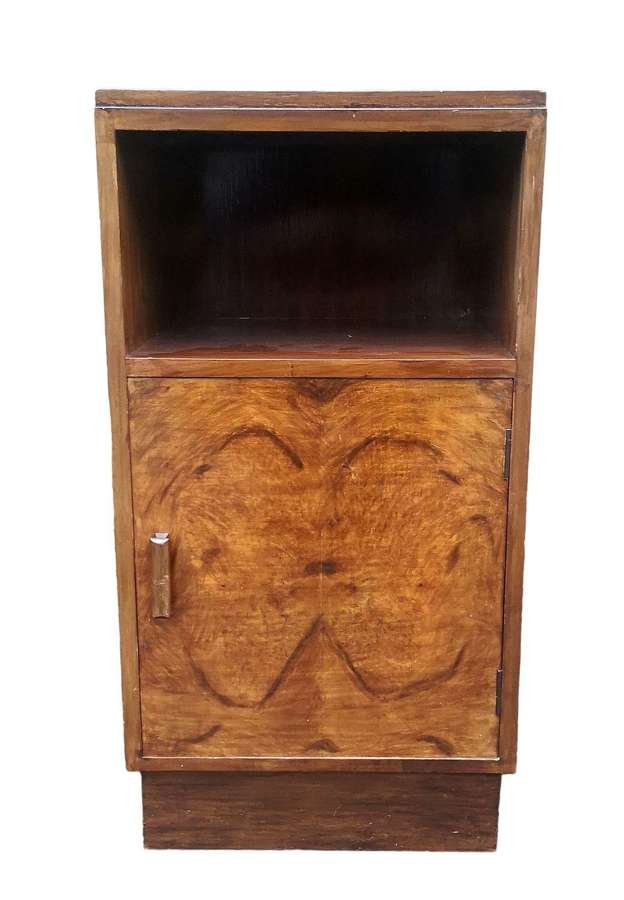 Antique Walnut Bedside Cupboard
