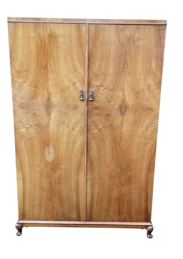Walnut Double Door Fitted Wardrobe