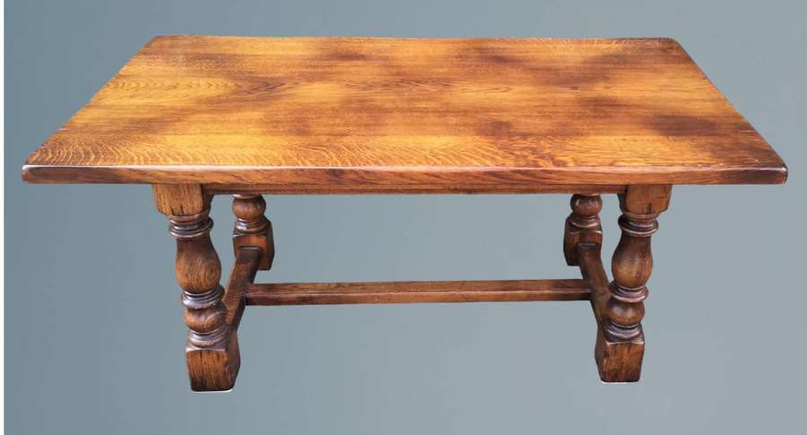Solid Oak Refectory Dining Table